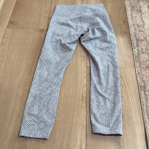 Lululemon Wunder Under High-Rise Crop 23" *Full-On Luxtreme Chambray Starlight - Picture 4 of 5